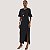 VESTIDO COLCCI MANGA CURTA LONGO ALGODÃO PRETO FEMINO ADULTO - Imagem 1