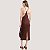 VESTIDO COLCCI REGATA MIDI VISCOSE MARROM FEMININO ADULTO - Imagem 2
