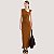 VESTIDO COLCCI REGATA LONGO VISCOSE E ELASTANO MARROM FEMININO ADULTO - Imagem 1