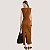 VESTIDO COLCCI REGATA LONGO VISCOSE E ELASTANO MARROM FEMININO ADULTO - Imagem 2