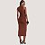 VESTIDO COLCCI REGATA MISTO MARROM FEMININO ADULTO - Imagem 2