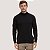 BLUSAO DESERT TRICÔ SUETER GOLA ALTA PRETO MASCULINO ADULTO - Imagem 1