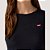 BLUSA LEVIS MANGA CURTA T-SHIRT ALGODÃO PRETO FEMININO ADULTO - Imagem 2