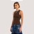 BLUSA COLCCI REGATA CANELADA MARROM FEMININO ADULTO - Imagem 1