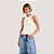 BLUSA COLCCI REGATA CANELADA OFFWHITE FEMININO ADULTO - Imagem 1
