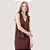 BLUSA SLY REGATA VISCOSE MARROM FEMININO ADULTO - Imagem 1
