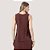 BLUSA SLY REGATA VISCOSE MARROM FEMININO ADULTO - Imagem 2