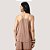 BLUSA SLY REGATA PLISSADA BEGE FEMININO ADULTO - Imagem 2