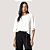BLUSA SLY MANGA CURTA CREPE OFFWHITE FEMININO ADULTO - Imagem 1