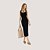 VESTIDO COLCCI REGATA LONGO PRETO FEMININO ADULTO - Imagem 1