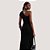 VESTIDO COLCCI NULA MANGA MIDI VISCO PRETO FEMININO ADULTO - Imagem 2