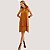 VESTIDO LEZ A LEZ REGATA VISCOSE CURTO CARAMELO FEMININO ADULTO - Imagem 1