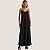 VESTIDO LEZ A LEZ REGATA VISCOSE PRETO LONGO FEMININO ADULTO - Imagem 1