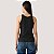 BLUSA LEVIS REGATA ALGODÃO LISA PRETO FEMININO ADULTO - Imagem 2