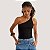 BLUSA LEZ A LEZ NULA MANGA MALHA PRETO FEMININO ADULTO - Imagem 1