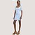 VESTIDO COLCCI MANGA CURTA CANELADO AZUL PASTEL FEMININO ADULTO - Imagem 1