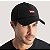 BONE LEVIS BRIM ABA CURVA ABERTO PRETO UNISEX ADULTO - Imagem 1