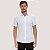 CAMISA DESERT MANGA CURTA SLIM LINHO BRANCO MASCULINO ADULTO - Imagem 1