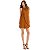 VESTIDO LEZ A LEZ REGATA MISTO CURTO MARROM FEMININO ADULTO - Imagem 1