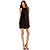 VESTIDO LEZ A LEZ REGATA MISTO PRETO CURTO FEMININO ADULTO - Imagem 1