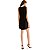 VESTIDO LEZ A LEZ REGATA MISTO PRETO CURTO FEMININO ADULTO - Imagem 2