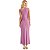 VESTIDO LEZ A LEZ REGATA VISCOSE LONGO ROSA FEMININO ADULTO - Imagem 2