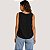 BLUSA SLY REGATA CREPE BABADOS PRETO FEMININO ADULTO - Imagem 2
