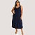 VESTIDO SLY REGATA CREPE AZUL ROYAL FEMININO ADULTO - Imagem 1