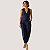 CONJUNTO VERÃO SLY REGATA COM CALÇA BALLON AZUL ROYAL FEMININO ADULTO - Imagem 1