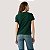 BLUSA LEVIS MANGA CURTA T-SHIRT ALGODÃO VERDE FEMININO ADULTO - Imagem 2