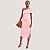 VESTIDO COLCCI NULA MANGA ROSA FEMININO ADULTO - Imagem 1