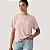 BLUSA LEVIS MANGA CURTA T-SHIRT ALGODÃO ROSA FEMININO ADULTO - Imagem 1