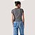 BLUSA LEVIS MANGA CURTA ALGODÃO COM ELASTANO LISTRADO PRETO E BRANCO FEMININO ADULTO - Imagem 3