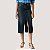 SAIA LEVIS JEANS ESCURO BRUTO MIDI FEMININO ADULTO - Imagem 1