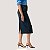 SAIA LEVIS JEANS ESCURO BRUTO MIDI FEMININO ADULTO - Imagem 4