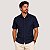 CAMISA RESERVA MANGA CURTA COMFORT ALGODÃO AZUL MARINHO MASCULINO ADULTO - Imagem 1