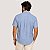 CAMISA RESERVA MANGA CURTA COMFORT ALGODÃO AZUL CLARO MASCULINO ADULTO - Imagem 3