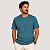CAMISETA RESERVA MANGA CURTA COMFORT ALGODÃO AZUL TURQUESA MASCULINO ADULTO - Imagem 1