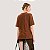 BLUSA COLCCI MANGA CURTA ALGODÃO MARROM FEMININO ADULTO - Imagem 2