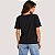 BLUSA COLCCI MANGA CURTA T-SHIRT PRETO FEMININO ADULTO - Imagem 2
