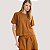BLUSA COLCCI MANGA CURTA T-SHIRT MARROM FEMININO ADULTO - Imagem 1