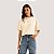 BLUSA LEZ A LEZ MANGA CURTA T-SHIRT OFFWHITE  ALGODÃO FEMININO ADULTO - Imagem 1