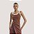 BLUSA COLCCI REGATA ALGODÃO COM ELASTANO MARROM FEMININO ADULTO - Imagem 1