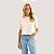 BLUSA LEZ A LEZ MANGA CURTA T-SHIRT OFFWHITE ALGODÃO FEMININO ADULTO - Imagem 1