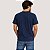 CAMISETA LEVIS MANGA CURTA SLIM ALGODÃO LISA AZUL MARINHO MASCULINO ADULTO - Imagem 2