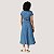 VESTIDO LEVIS MANGA CURTA JEANS MÉDIO ALGODÃO LONGO FEMININO ADULTO - Imagem 2