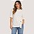 BLUSA COLCCI MANGA CURTA ALGODÃO OFFWHITE FEMININO ADULTO - Imagem 1