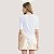 BLUSA COLCCI MANGA CURTA VISCOSE OFFWHITE FEMININO ADULTO - Imagem 2