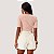 BLUSA FLOR DE LIZ MANGA CURTA VISCOSE COM ELASTANO ROSA CLARO FEMININO ADULTO - Imagem 2
