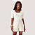 BLUSA FLOR DE LIZ MANGA CURTA VISCOSE COM ELASTANO OFFWHITE FEMININO ADULTO - Imagem 1